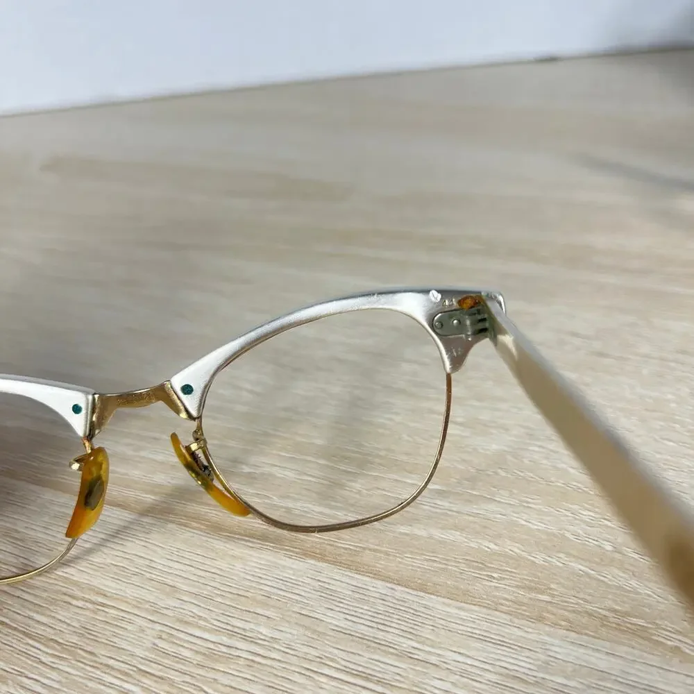Vintage Artcraft Aluminum 1/10 12K GF Eyeglasses 4 1/4 - 5 1/2 Frames 44-20